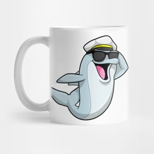 Dolphin as Policeman with Police hat Mug